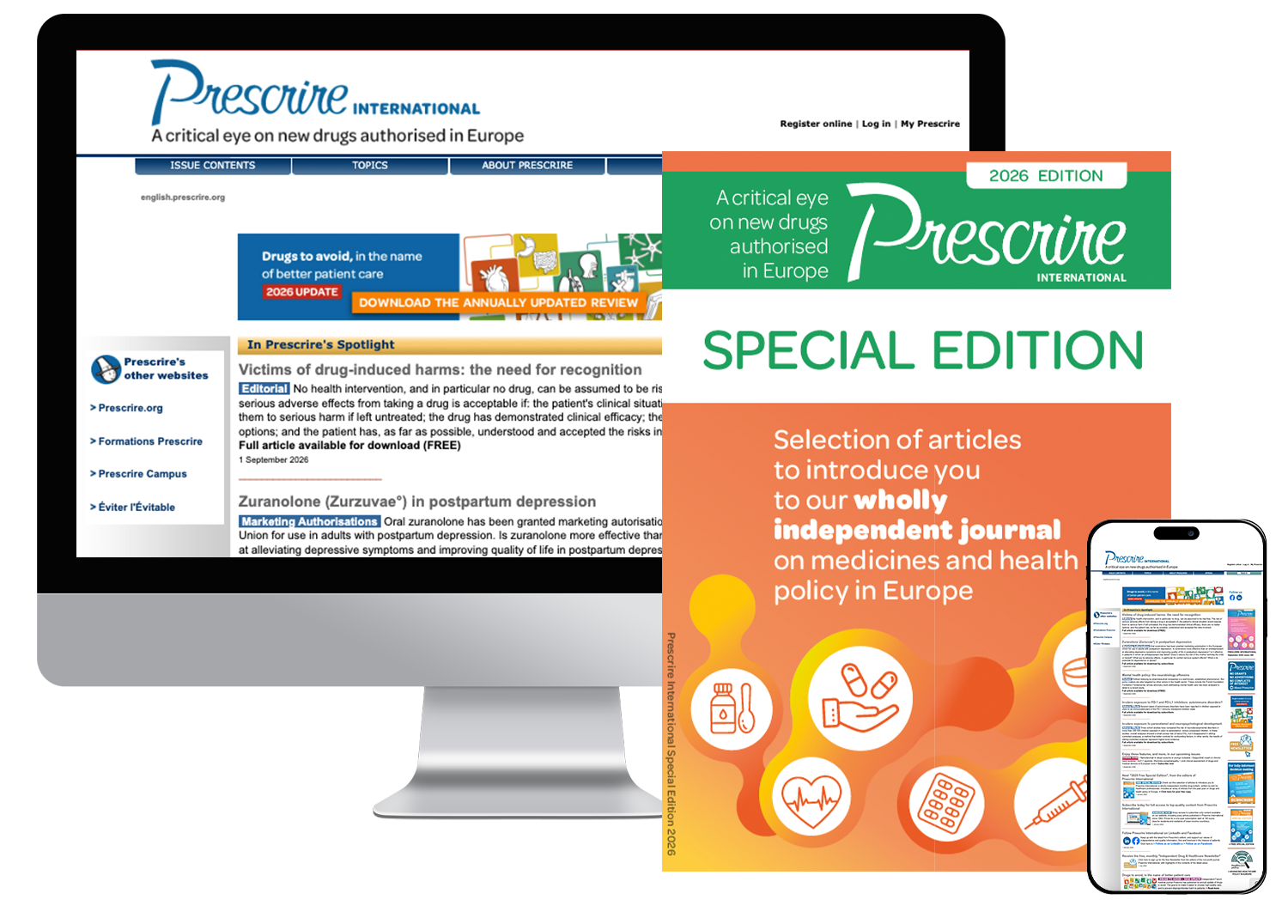 Receive the Special Edition from the Editors of Prescrire International