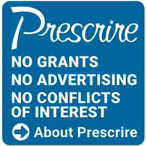 About Prescrire: No grants - No advertising - No conflicts of interest