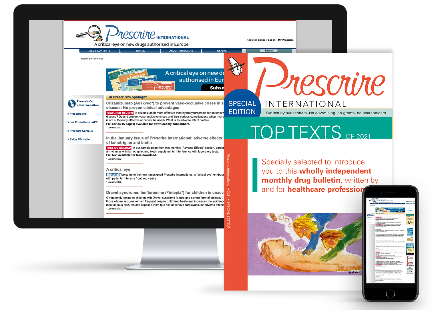 Receive the Special Edition from the Editors of Prescrire International