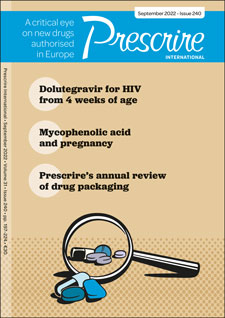 Prescrire International - Contents of current issue