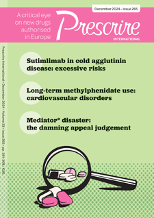 Prescrire International - Contents of current issue