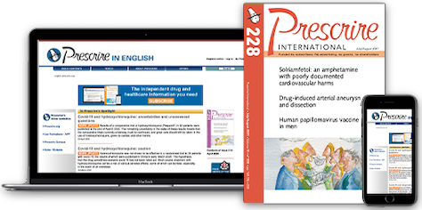 Subscribe to Prescrire International