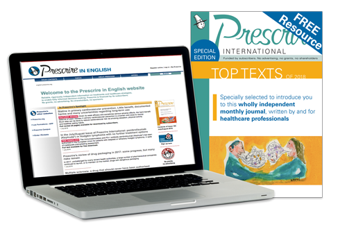 Receive the Special Edition from the Editors of Prescrire International